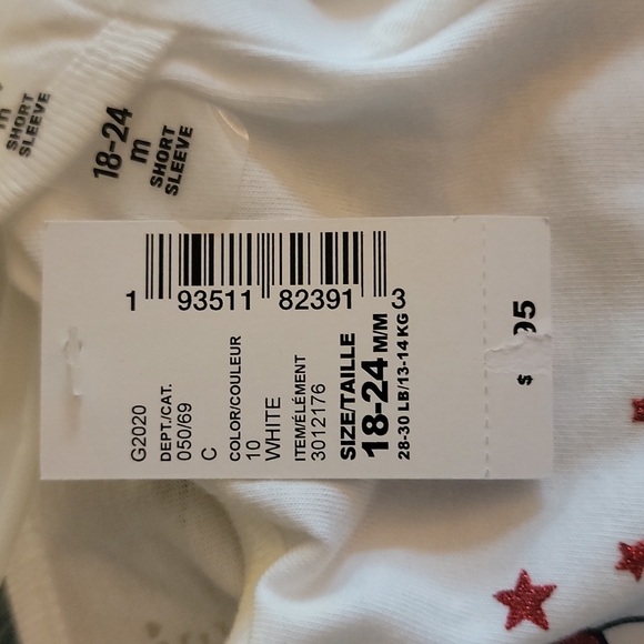 Americana Onesie with unicorn - Picture 2 of 2